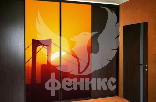 Шкаф купе с фотопечатью Закат